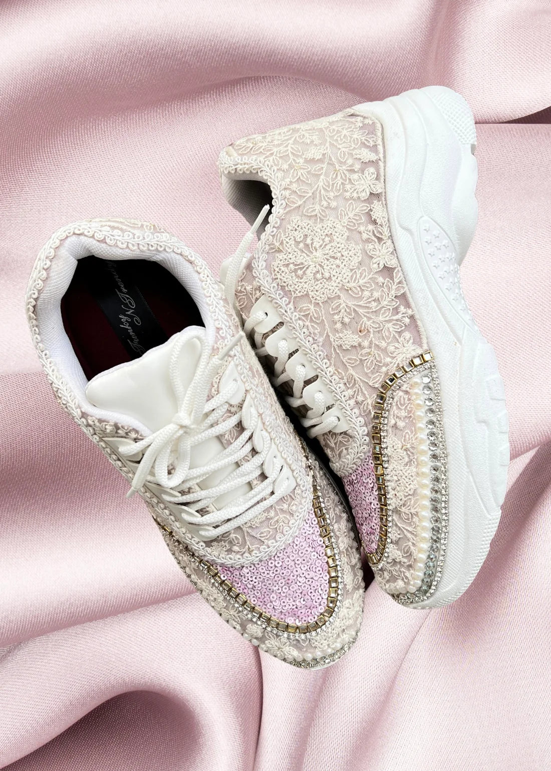 Lywire Premium Handcrafted Lavender Sneakers β Perfect for Brides & Bridesmaids