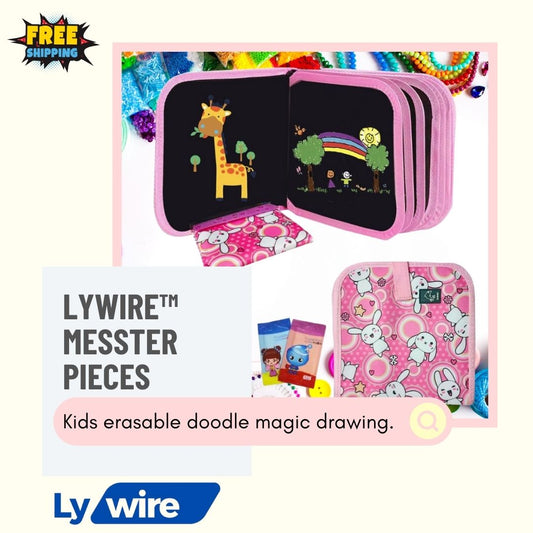 Lywire™ Mess-terpieces Made Easy: Draw, Erase, Repeat!