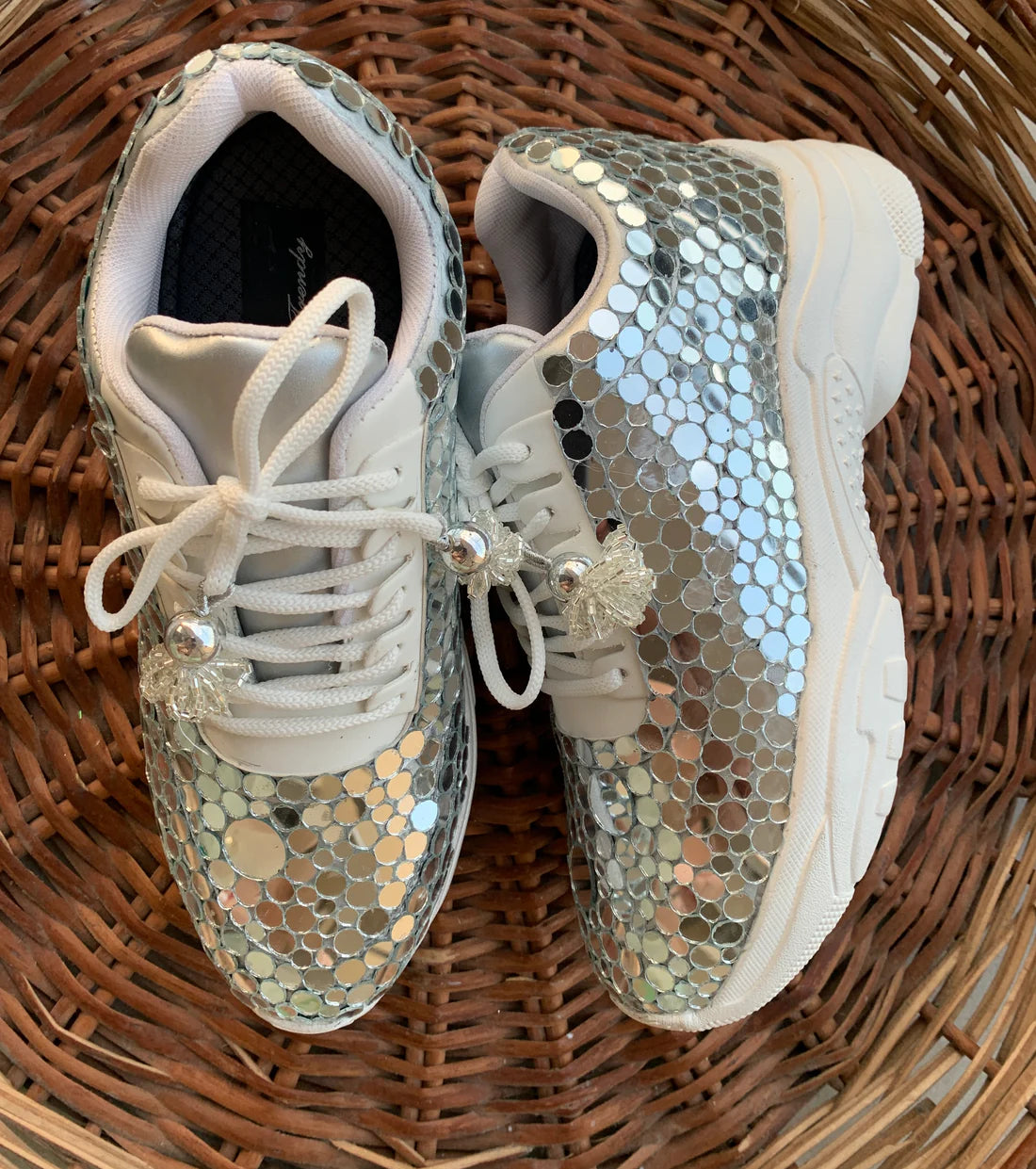 Lywire Signature Glam Bridal Sneakers β Dazzle on Your Big Day! πβ¨