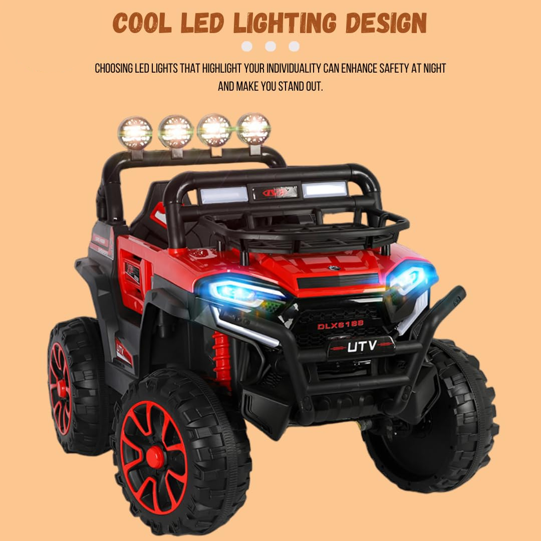 Lywire™ 🚙 Premium DLX 6188 Baby Ride-On Jeep – Original, High-Quality Fun for Little Explorers!