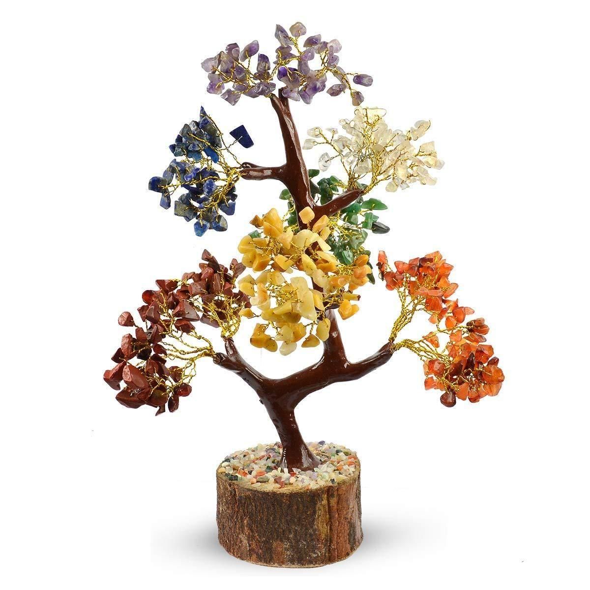 Lywire™ High-Quality 7 Chakra Crystal Tree 🌟💖 - Premium Natural Gemstone Harmony