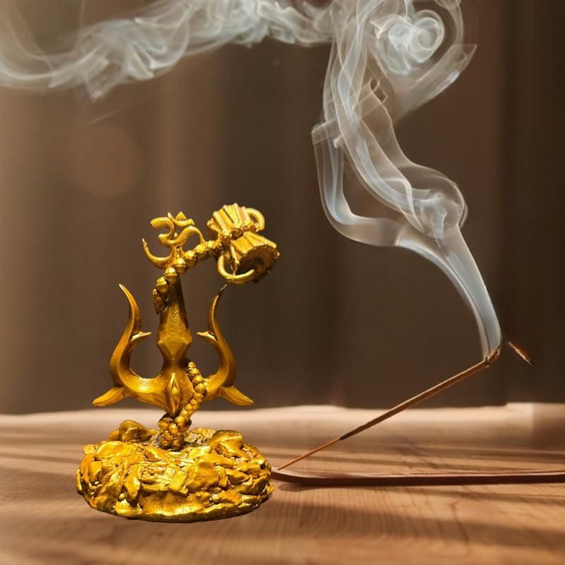 Lywire™ 🎋 High-Quality Trishul with Damru | Exclusive Decorative Showpiece | Authentic Craftsmanship