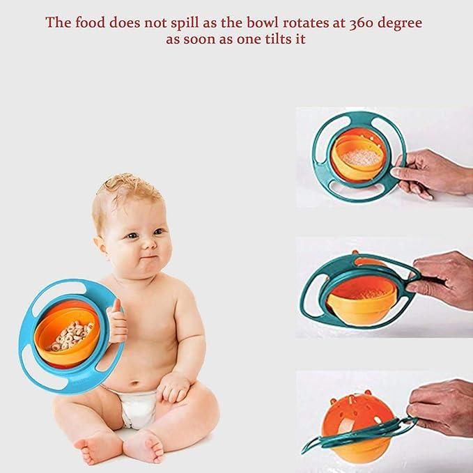 Lywire™ 🍽️ Premium 360° Rotation Baby Food Bowl