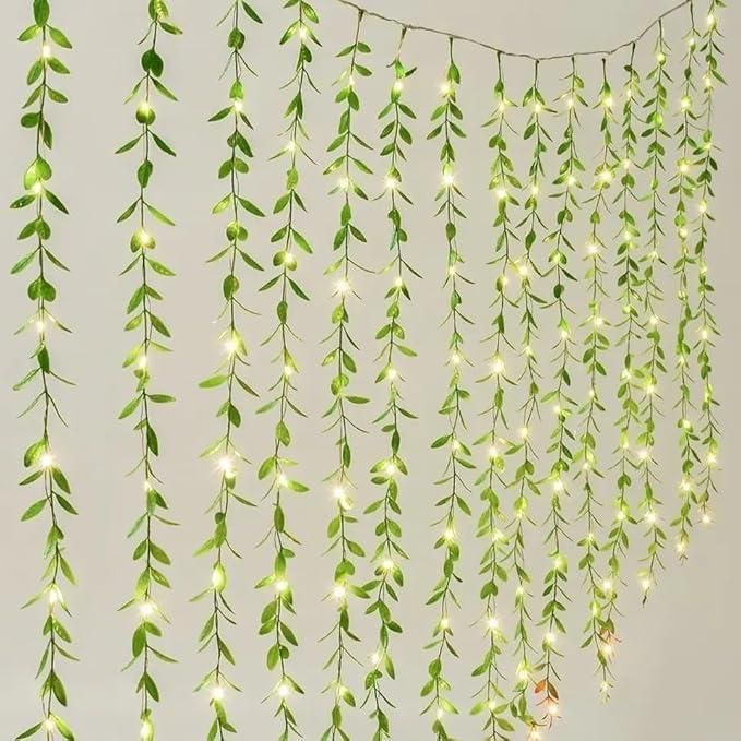 Lywire™ 🌟 Original Green Leaf LED Curtain String Light – A Beautiful Blend of Nature & Elegance!