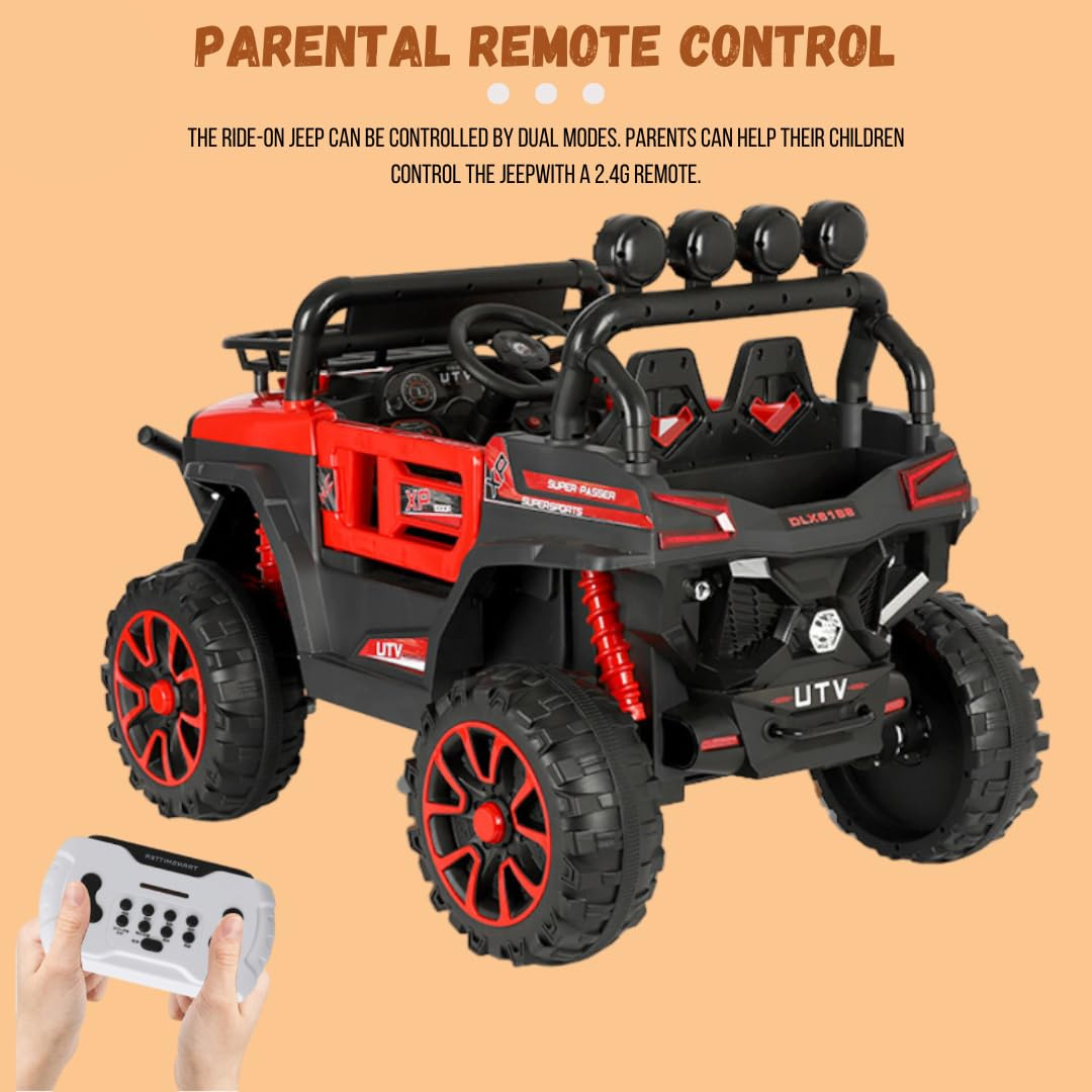 Lywire™ 🚙 Premium DLX 6188 Baby Ride-On Jeep – Original, High-Quality Fun for Little Explorers!