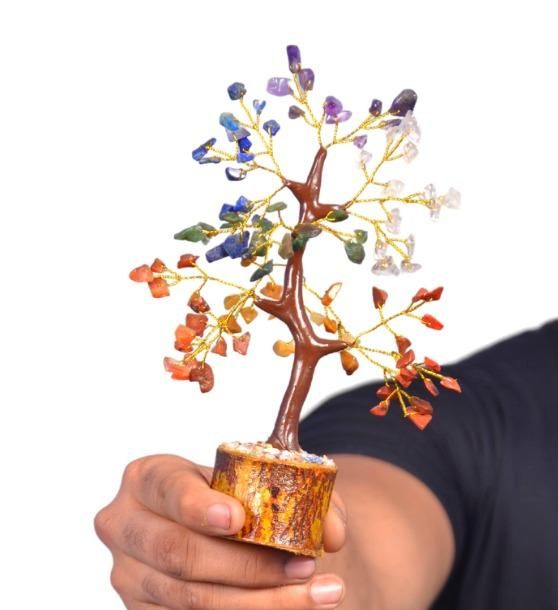 Lywire™ High-Quality 7 Chakra Crystal Tree 🌟💖 - Premium Natural Gemstone Harmony