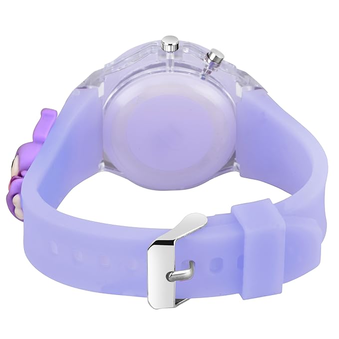 Lywire Original Multicolor 3D Cartoon Lighting Watch for Kids β Premium Silicone Strap & Analog Display! π§ΈπΆ