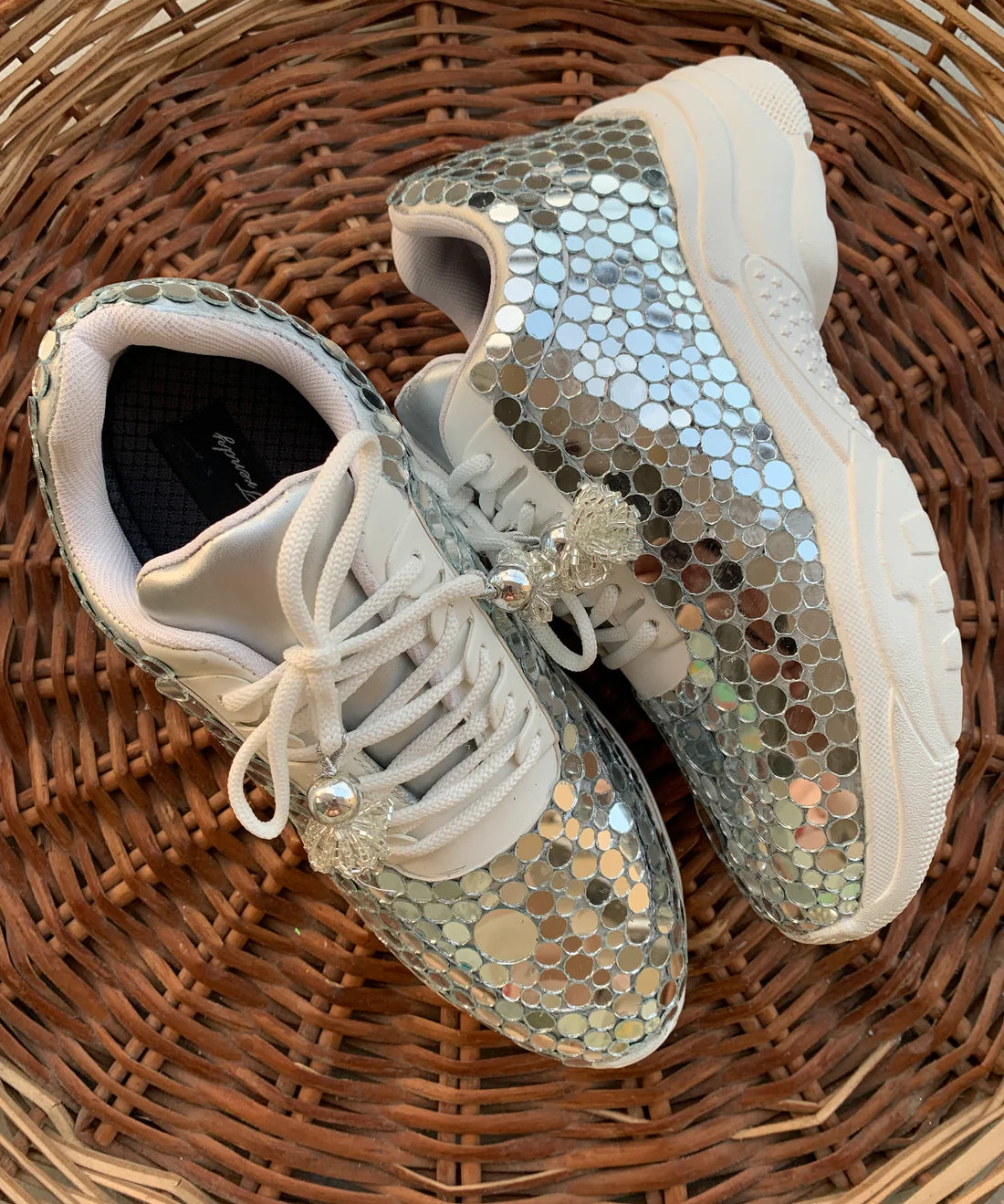 Lywire Signature Glam Bridal Sneakers β Dazzle on Your Big Day! πβ¨