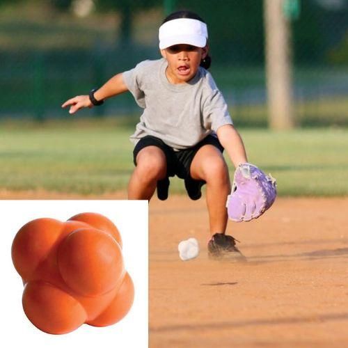 Reaction Ball Sporting Goods Hi-Bounce Reaction Ball Agility Trainer improve alertness, and enhance agility.