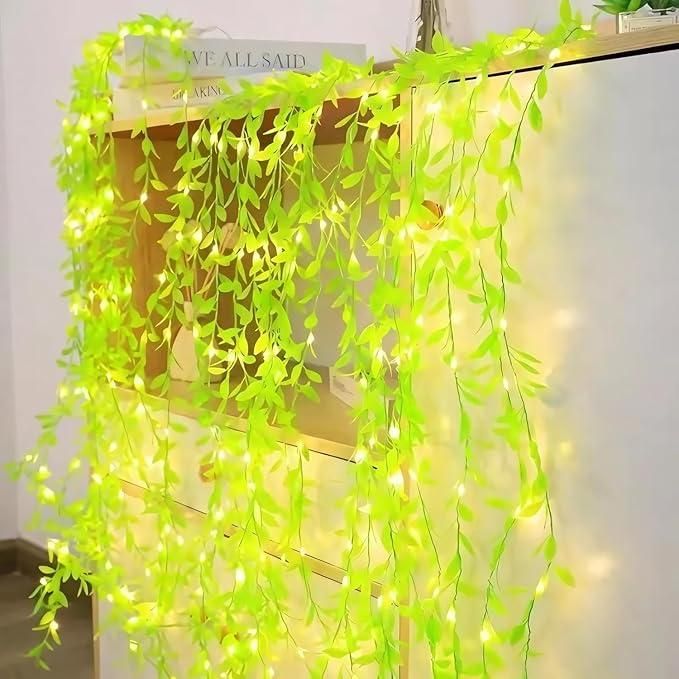 Lywire™ 🌟 Original Green Leaf LED Curtain String Light – A Beautiful Blend of Nature & Elegance!
