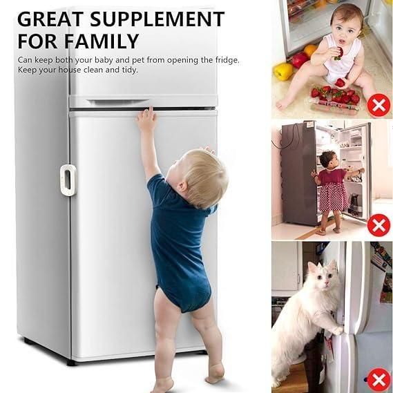 Lywire™ SecurePro Refrigerator Lock 🛡️ | Durable Cabinet Locks with Heavy-Duty Adhesive