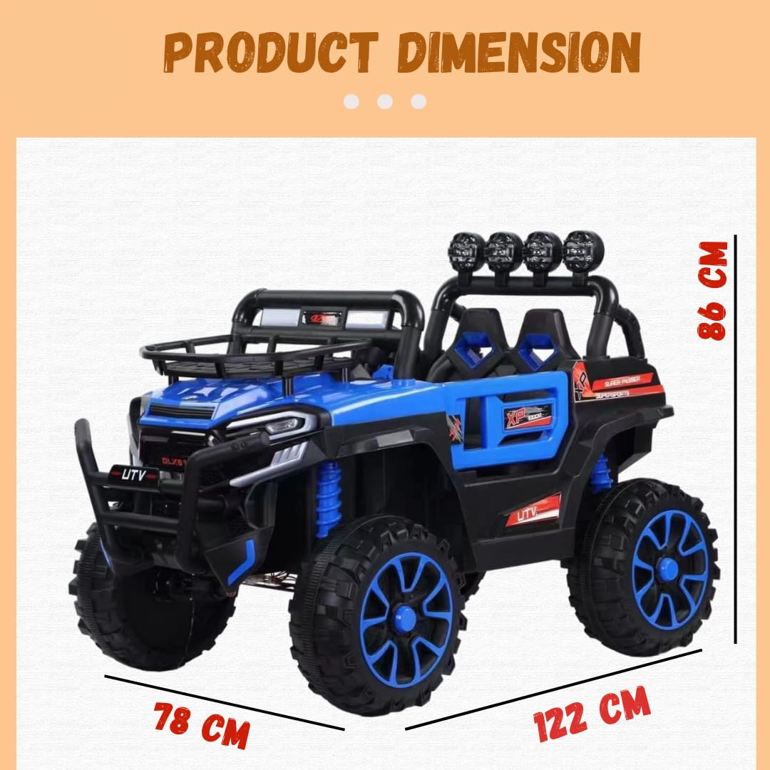 Lywire™ 🚙 Premium DLX 6188 Baby Ride-On Jeep – Original, High-Quality Fun for Little Explorers!