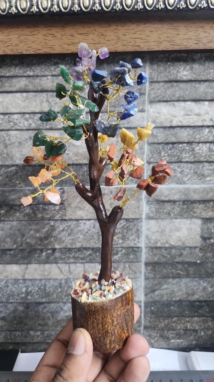 Lywire™ High-Quality 7 Chakra Crystal Tree 🌟💖 - Premium Natural Gemstone Harmony