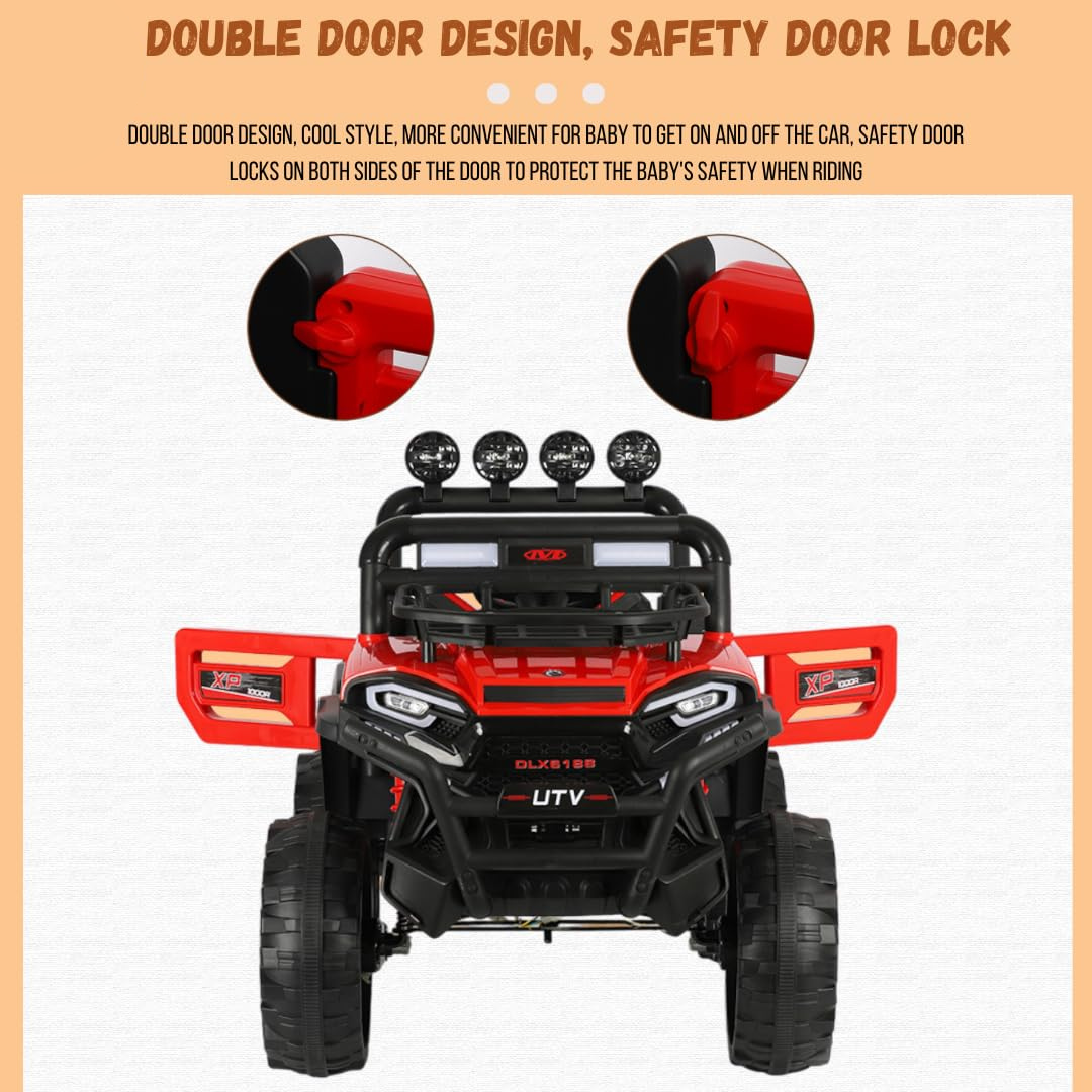 Lywire™ 🚙 Premium DLX 6188 Baby Ride-On Jeep – Original, High-Quality Fun for Little Explorers!