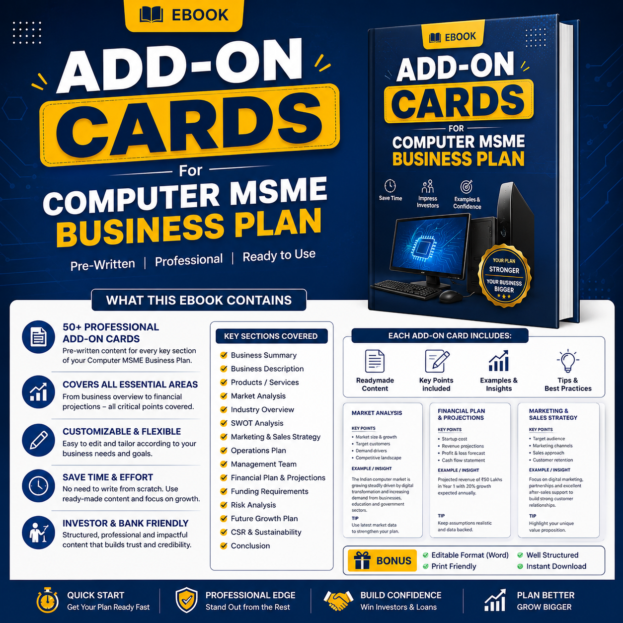 ADD-ON CARDS FOR COMPUTER MSME BUSINESS PLAN Tomaque