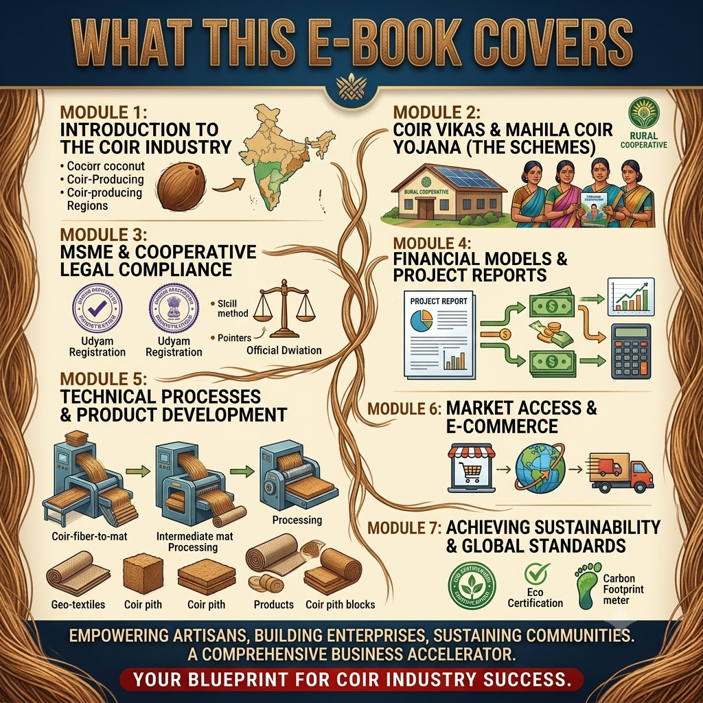 Coir Vikas Yojana Mahila Coir Yojana Handbook Inside Content