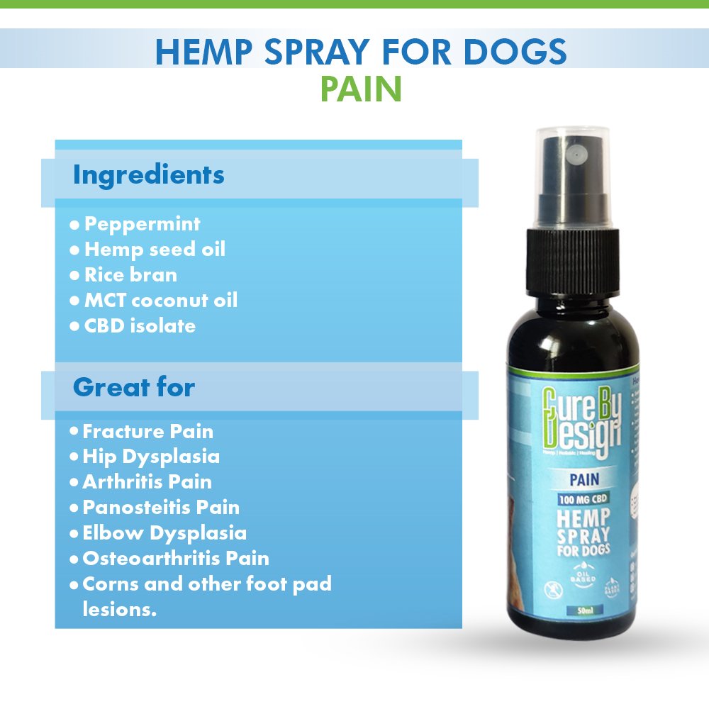 Lywire Hemp Spray for Dogs - Pain Relief 100mg CBD ๐พ