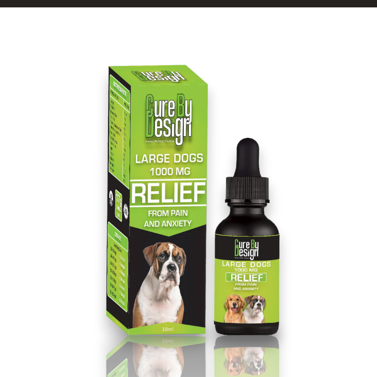 Lywire Relief 1000mg CBD Oil for Large Dogs