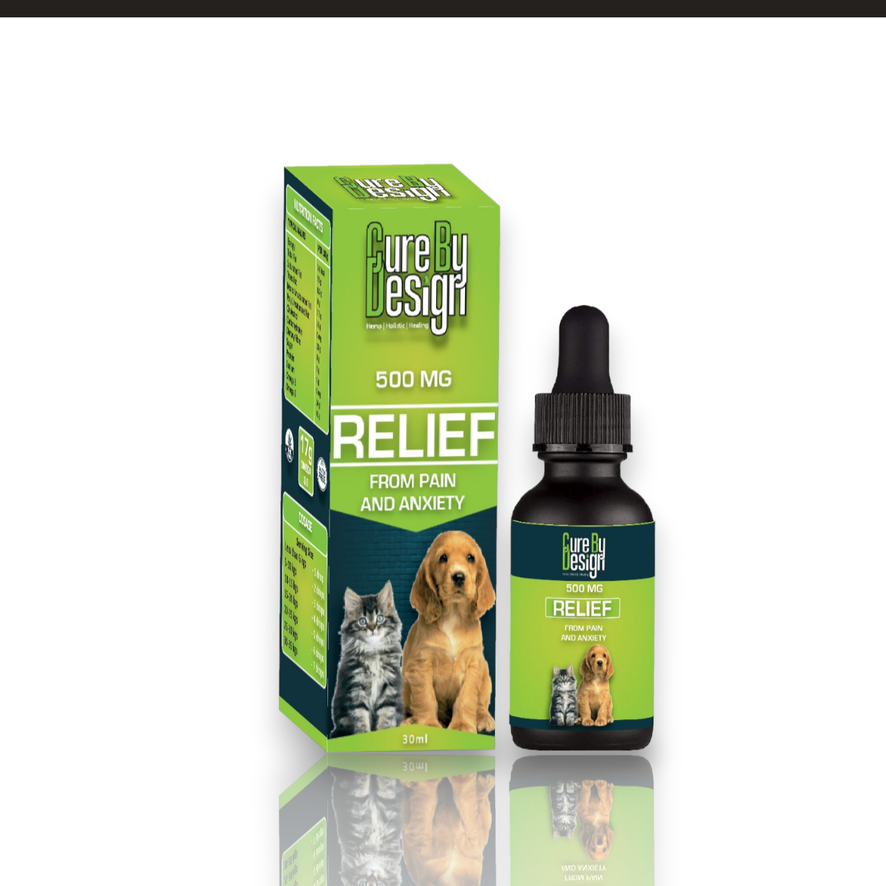 Lywire Relief 500mg CBD Oil for Cats & Dogs