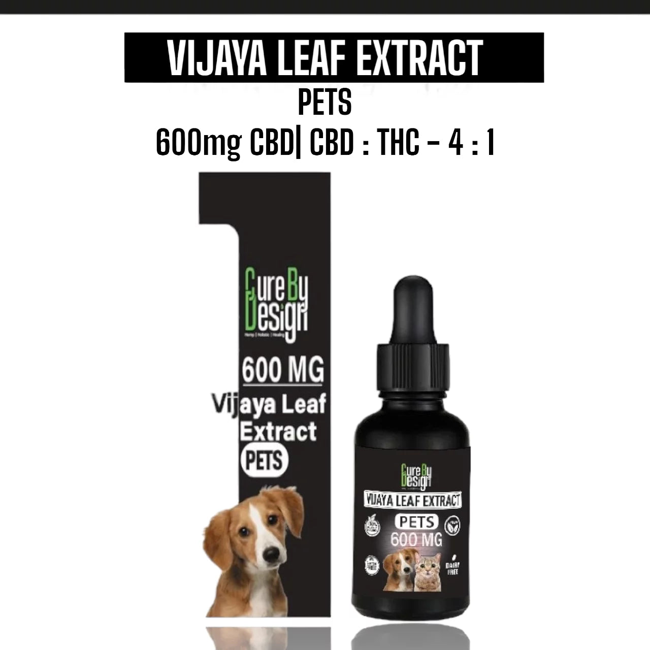 Lywire Vijaya for Pets โ 600mg Full Spectrum CBD Oil