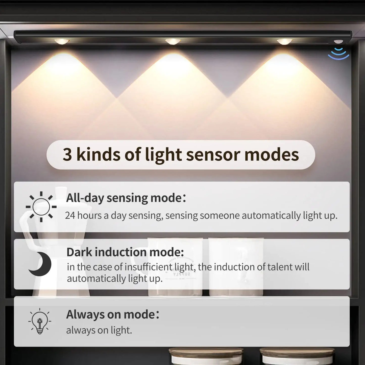 Lywire™💡High-End PIR Motion Sensor LED Cabinet Light - USB Rechargeable & Premium!