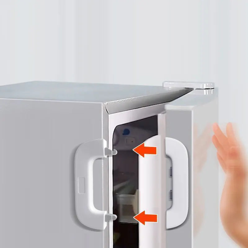 Lywire™ SecurePro Refrigerator Lock 🛡️ | Durable Cabinet Locks with Heavy-Duty Adhesive