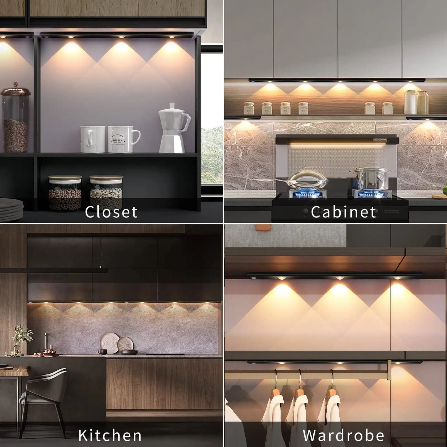 Lywire™💡High-End PIR Motion Sensor LED Cabinet Light - USB Rechargeable & Premium!