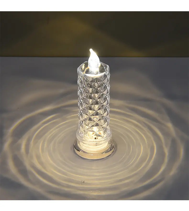 Lywire™🔥Luxury Crystal Candle Light🕯️ – The Perfect Touch of Class & Shine!