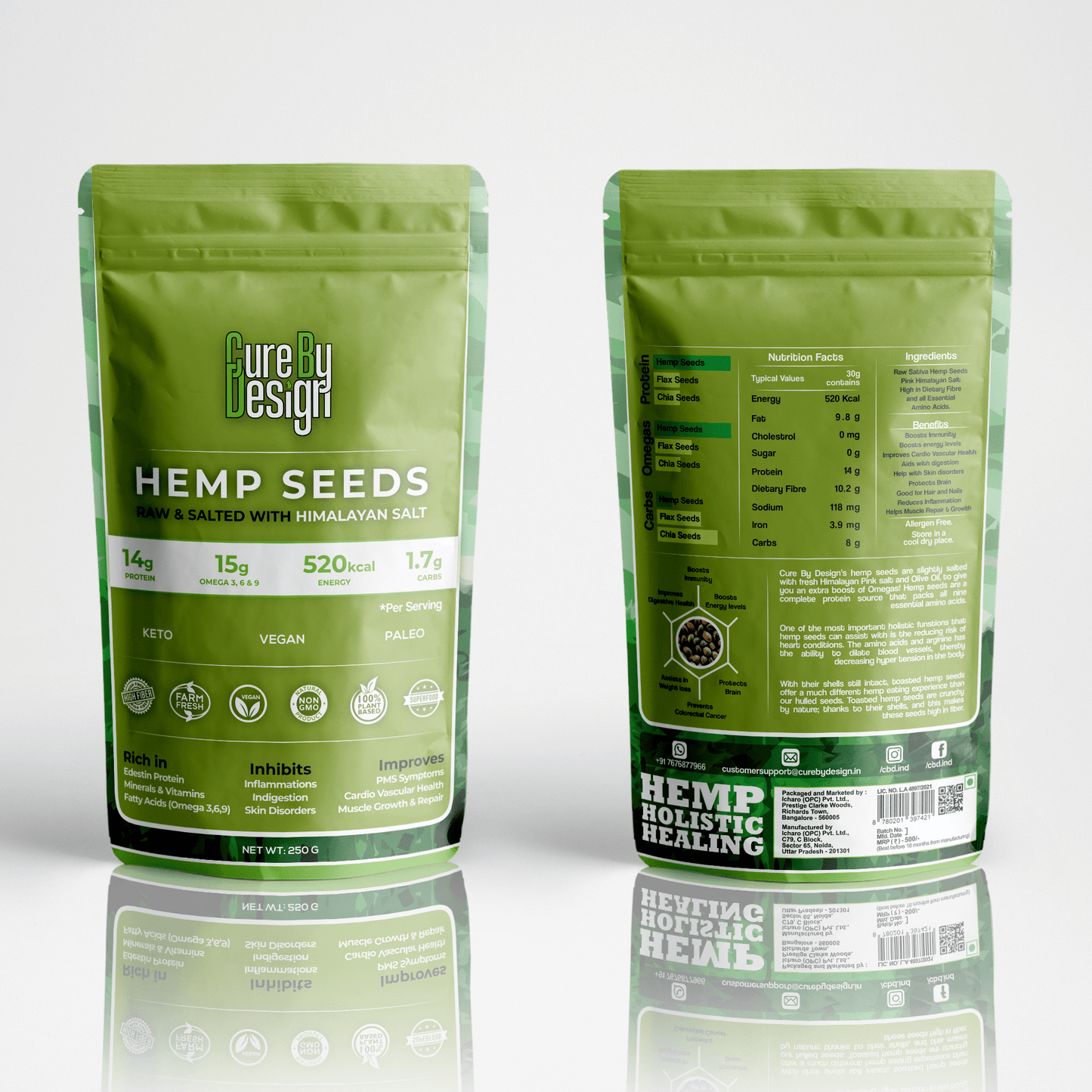 Lywire Hemp Seed – Full & Toasted