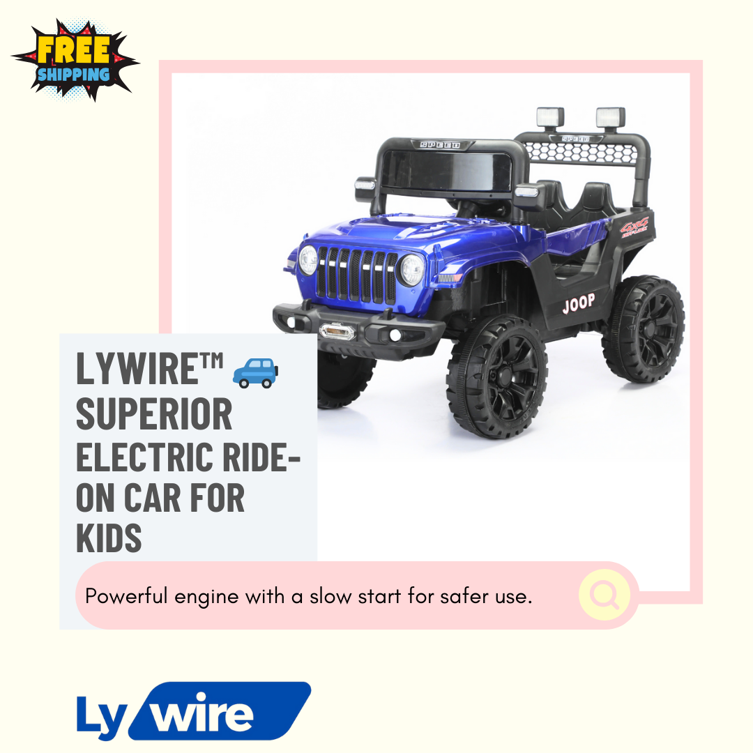 Lywireโข ๐ Superior 908 Electric Ride-On Car for Kids โ Remote Controlled with MP3 & USB!
