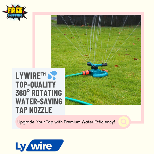 Lywire™ 💦 Top-Quality 360° Rotating Water-Saving Tap Nozzle – Eco-Friendly & Durable!
