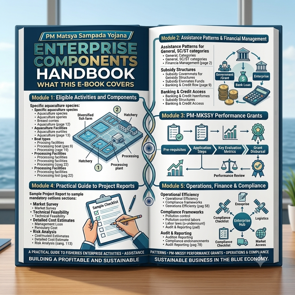 PM Matsya Sampada Yojana (PMMSY) Enterprise Components Handbook Inside Content