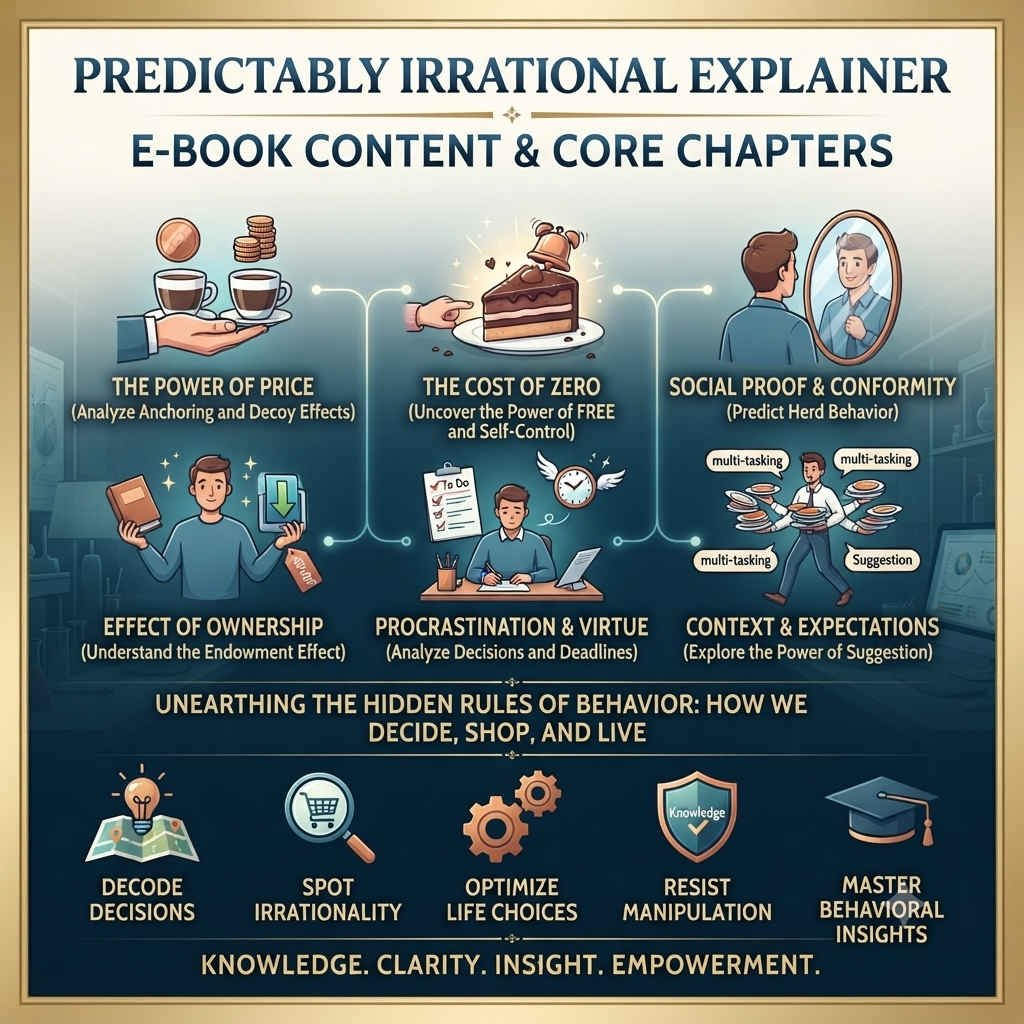Predictably Irrational Explainer EBook Content Breakdown