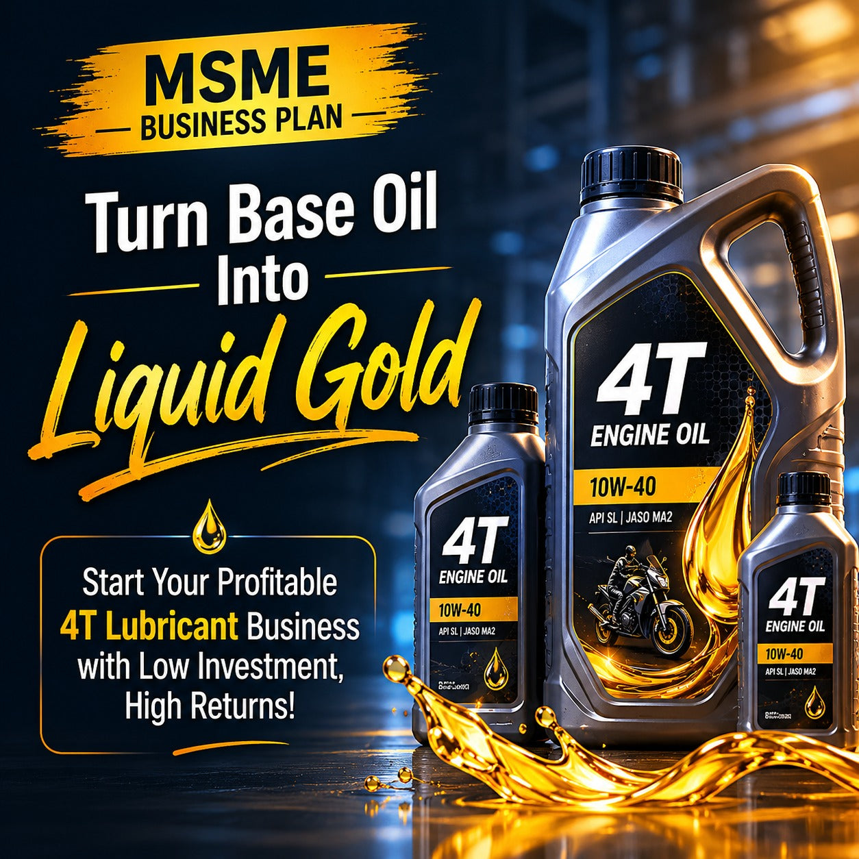 The A-to-Z Guide to Starting a 4T Oil Blending Business