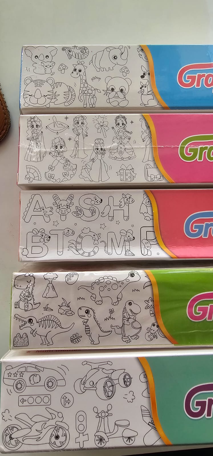 Restick doodle art graffiti drawing art roll by lywire designs of pack of 5