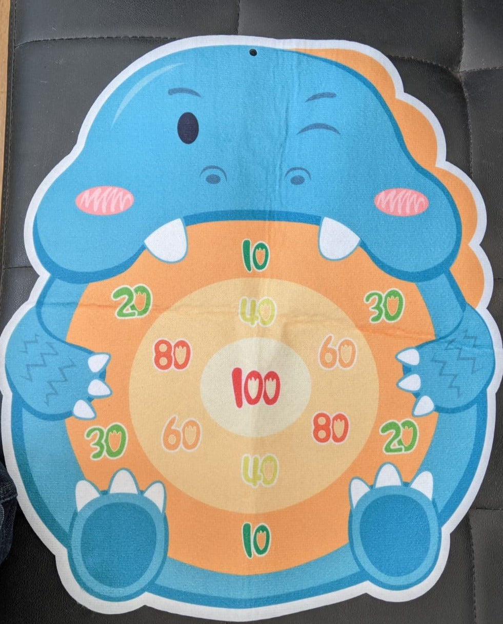 Dart Board for Dinosaur Catapult Gun