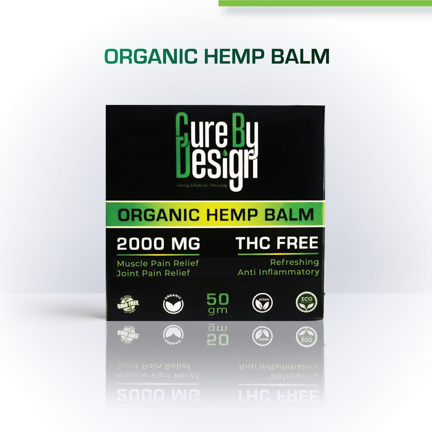 Lywire Organic Healing Hemp Balm โ Infused with 2000mg CBD