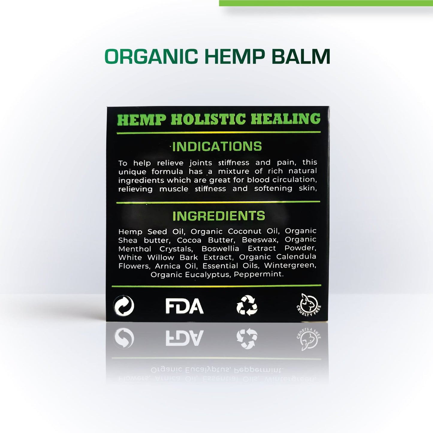 Lywire Organic Healing Hemp Balm โ Infused with 2000mg CBD