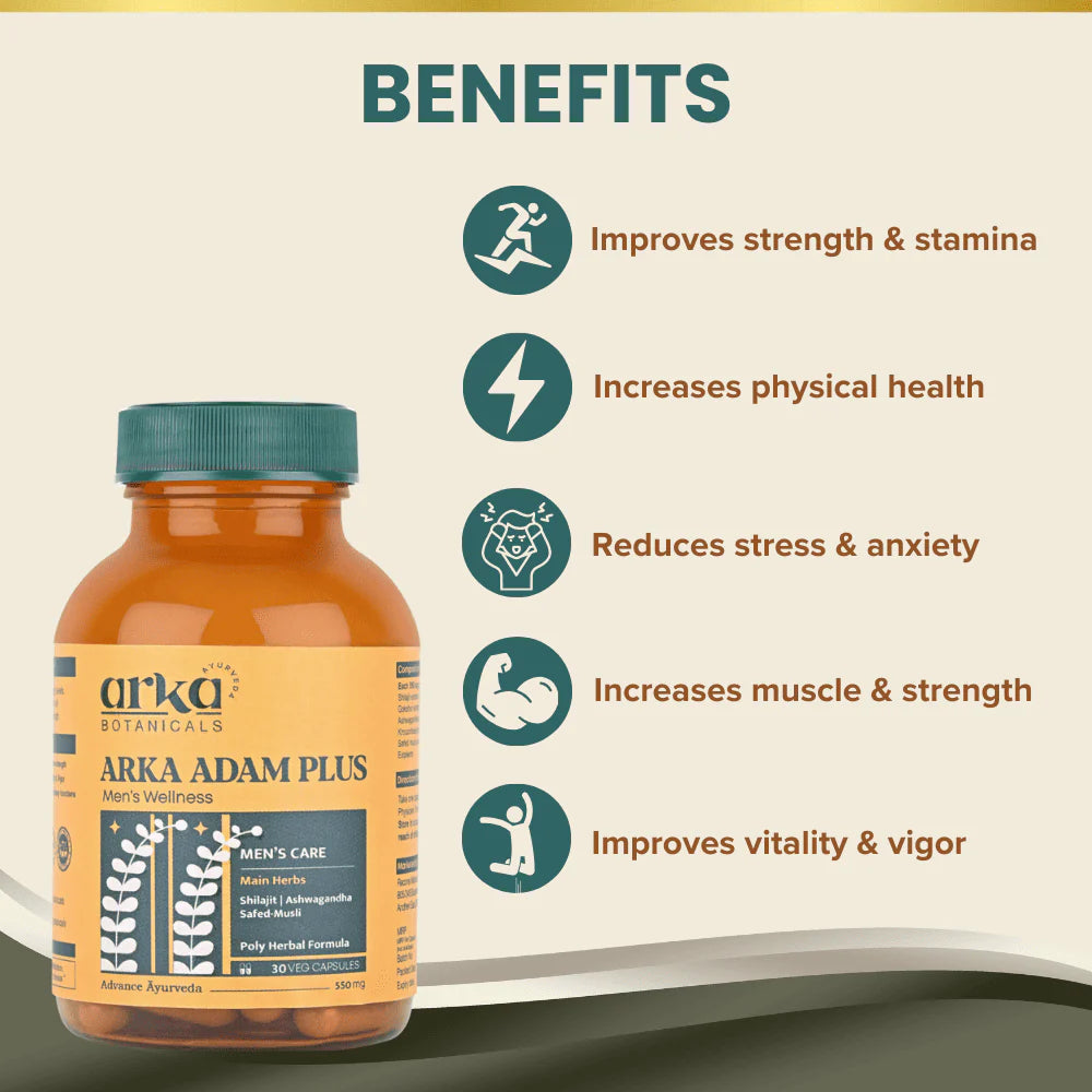 Pure Vitality Fortified with Shilajeet | Ashwagandha | Safed Musli