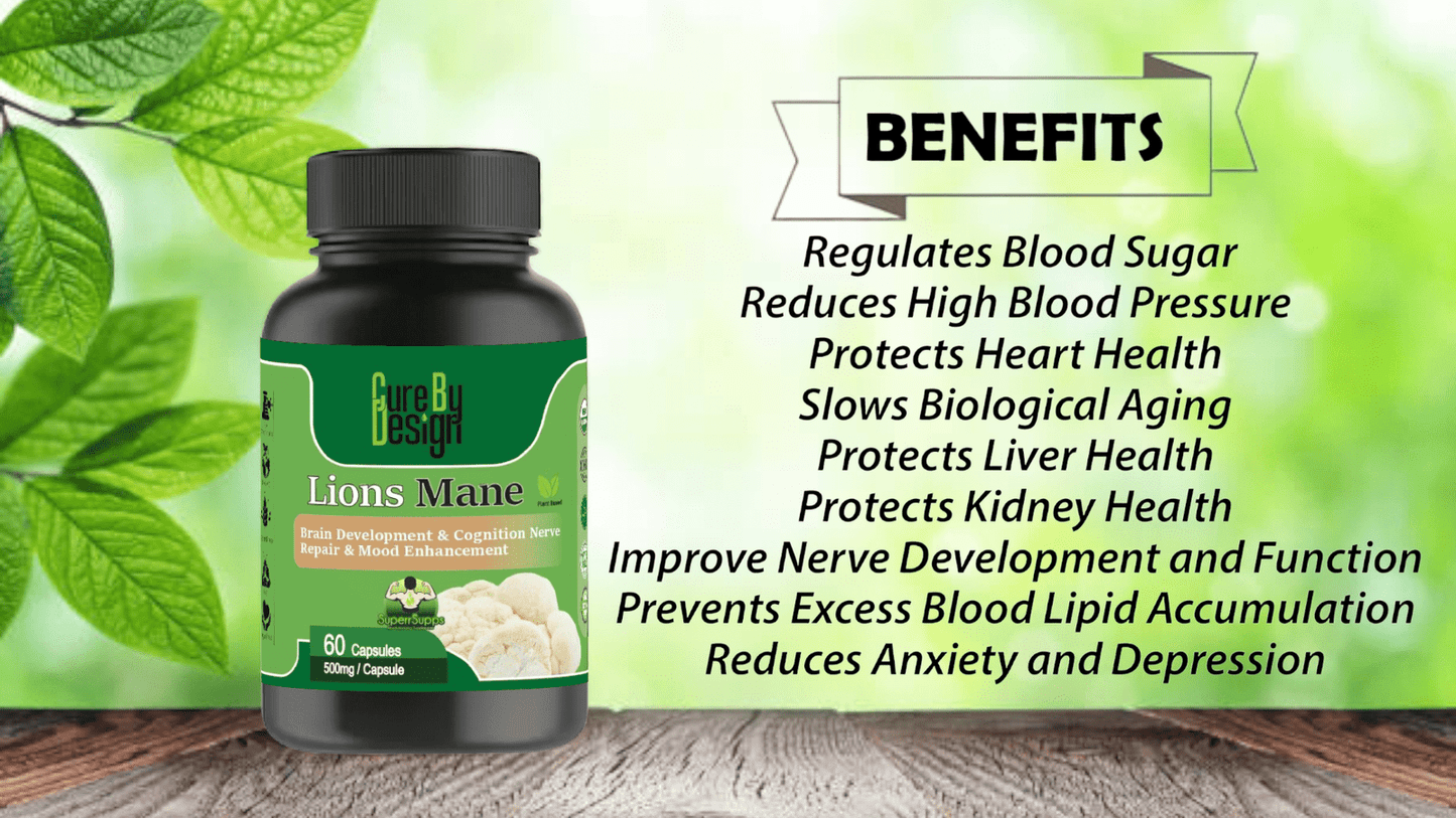Lywire Lion’s Mane – Enhance Your Cognitive Function & Memory