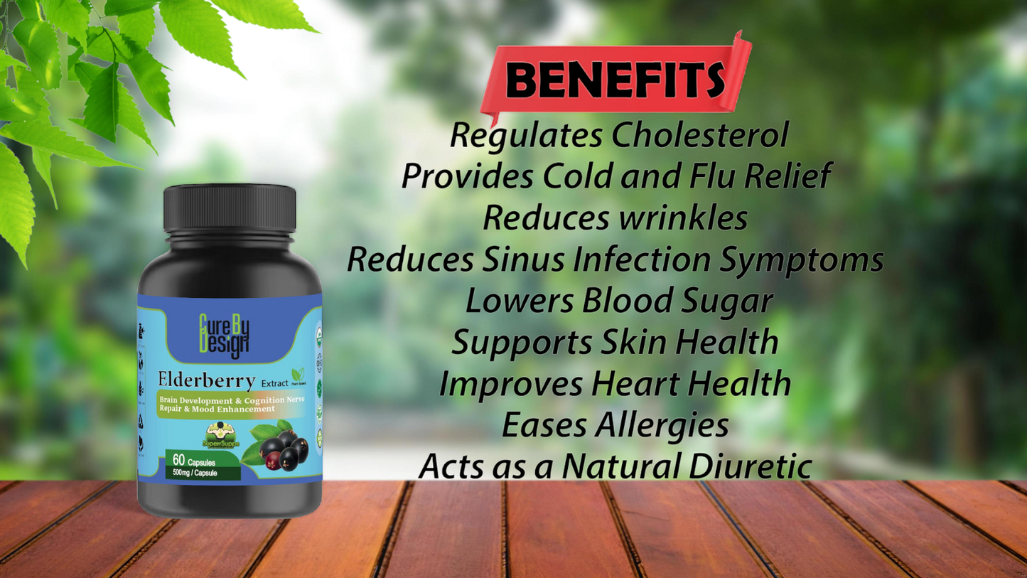 Lywire Elderberry Capsules: Premium Wellness Support