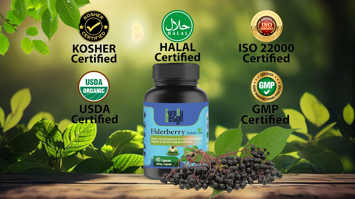 Lywire Elderberry Capsules: Premium Wellness Support