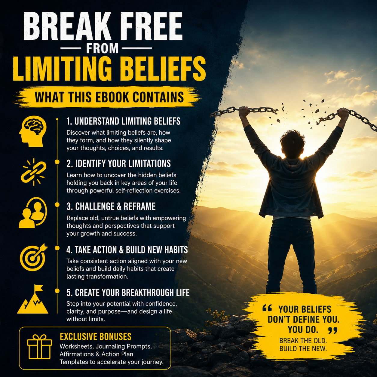 BREAK FREE FROM LIMITING BELIEFS Tomaque