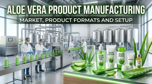 Aloe Vera Product Manufacturing: Market, Product Formats and Setup