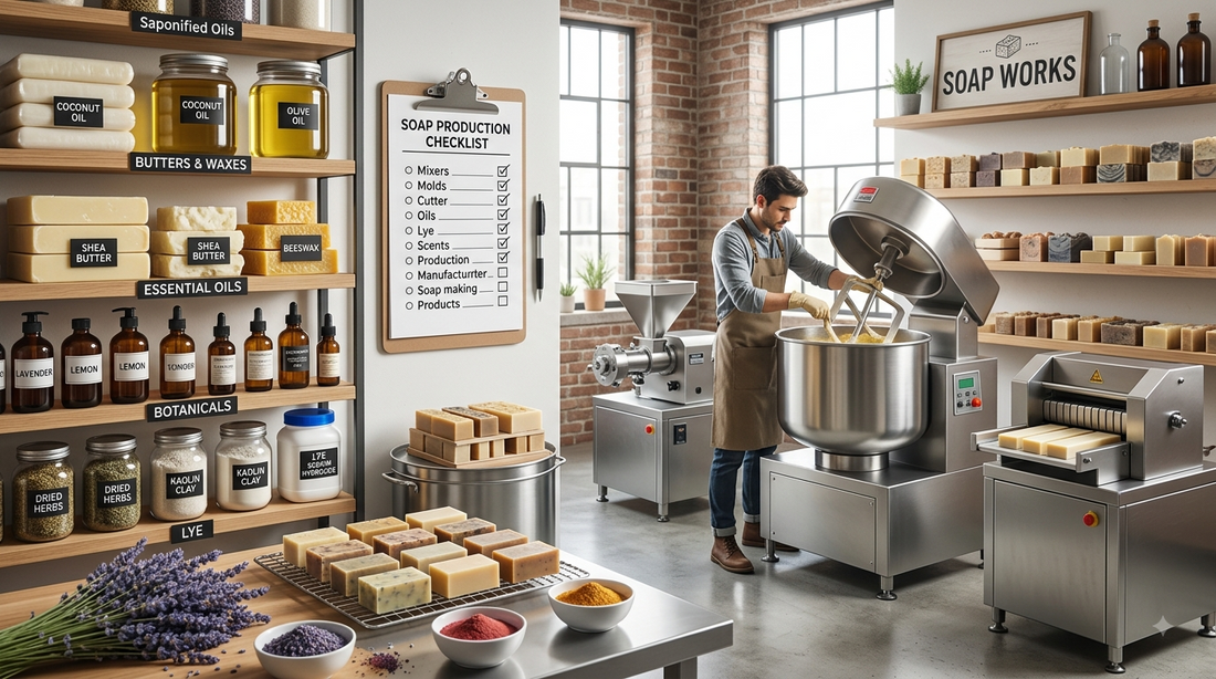 Soap Manufacturing Machinery and Raw Materials Checklist