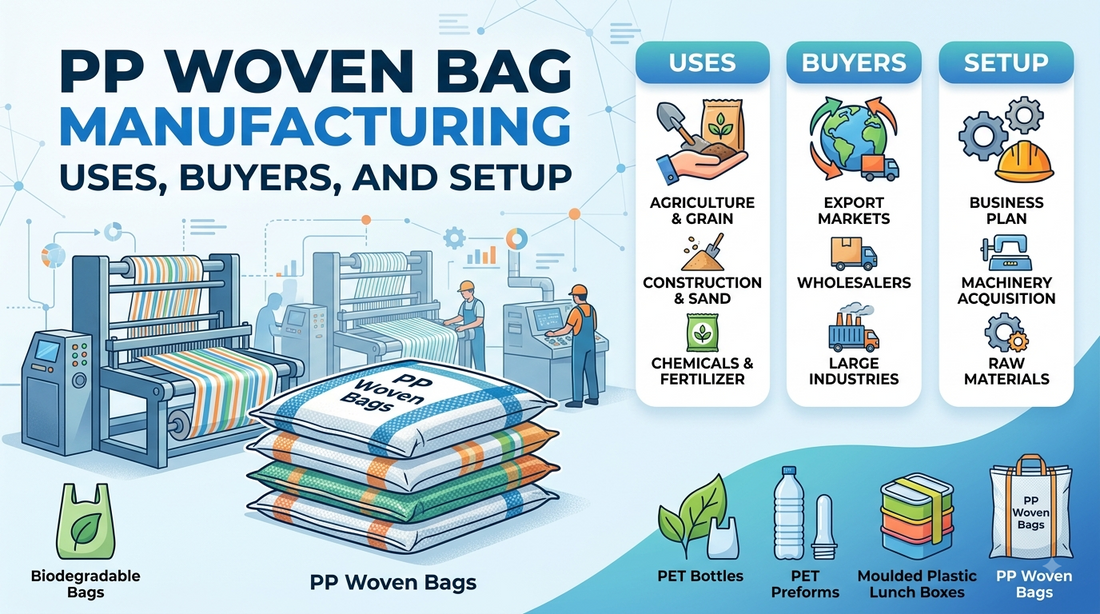 PP Woven Bag Manufacturing: Uses, Buyers and Setup