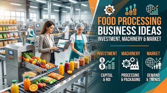 Food Processing Business Ideas: Investment, Machinery and Market