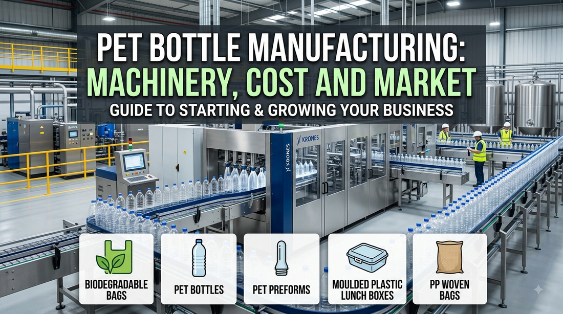 PET Bottle Manufacturing: Machinery, Cost and Market
