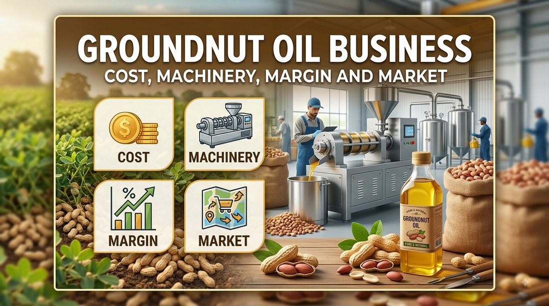 Groundnut Oil Business: Cost, Machinery, Margin and Market