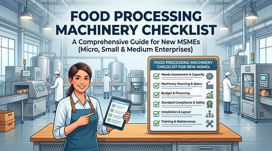 Food Processing Machinery Checklist for New MSMEs